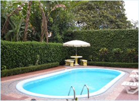 Swimming pool for our guests in La Fortuna, San Carlos
