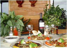Delicious meals at the Cloud Forest Lodge in Costa Rica