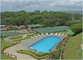 Swimming pool at El Establo in Monteverde, Costa Rica