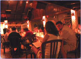 Restaurant at el Sano Banano in Montezuma