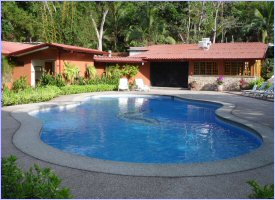 Swimming pool at Cabinas Espadilla, Costa Rica