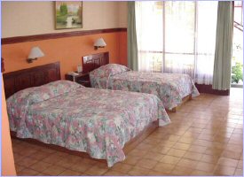 Rooms at the Espadilla Hotel in Costa Rica