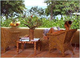 Relaxing at the Flor Blanca Hotel in Costa Rica
