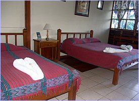 Rooms at the Jinetes de Osa Hotel in Corcovado