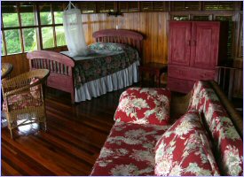 Rooms at LA Paloma Lodge in Corcovado, Costa Rica
