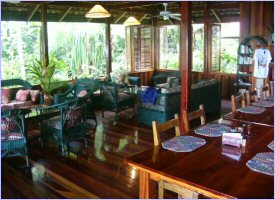 Restaurant at LA Paloma Lodge in Costa Rica