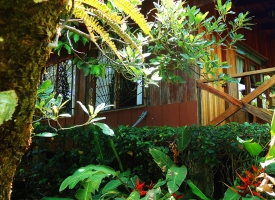 Surrounded by lush vegetation Hotel Miramontes in Monteverde