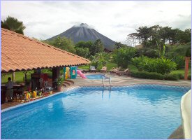 Swimming Pool at the Montana de Fuego in Arenal