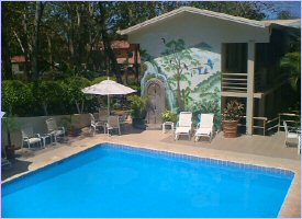 Swimming pool at the Pueblo Dorado Hotel in Costa Rica