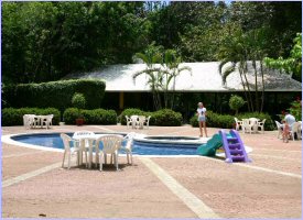 Swimming pool at the Rancho Casa Grande Hotel in Quepos, Costa Rica