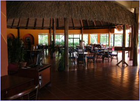 Restaurant at the Sol Papagayo Hotel in Guanacaste, Costa Rica