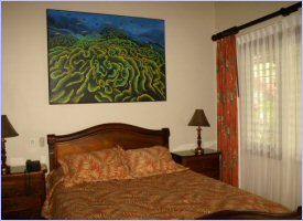 Rooms at the Villa Lirio Hotel in Costa Rica