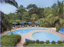 Swimming pool at the Villa Teca Hotel in Manuel Antonio