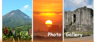 Our Gallery of sights you may experience during our Costa Rica Vacation Deals