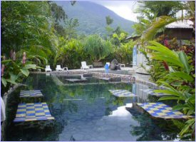 The Baldí Hot Springs are filled with pools of different temperature water for your delight
