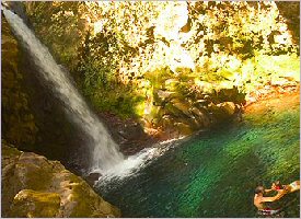 Romantic spots...  Waterfalls in Costa Rica