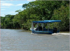 Boat ride in the Palo Verde National Park