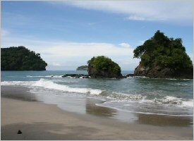 Beaches at Manuel Antonio, Central Pacific of Costa Rica
