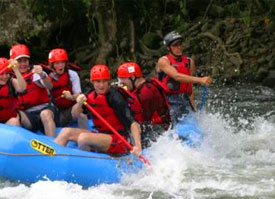 White water rafting in Sarapiqui, Costa Rica