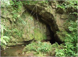 Entrance to the Venado Caves in Costa Rica