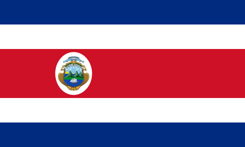 Costa Rica's Official Banner