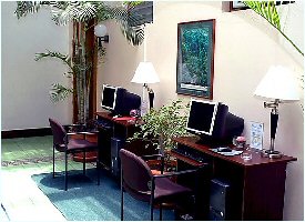 internet and computers available in our business section