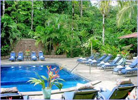 Swimming pool at the Casa Corcovado Hotel