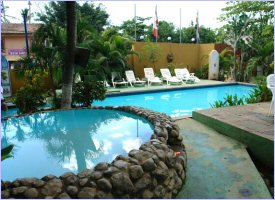 Swimming pool at El Milagro Hotel in Guanacaste