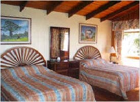 Rooms at the Fonda Vela Hotel in Costa Rica