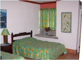 Rooms at the Hacienda Guachipelin Hotel in Costa Rica