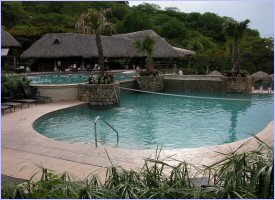 Swimming pool at the Hilton Papagayo, Costa Rica