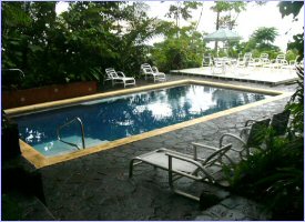 Swimming pool at La Paloma Lodge in Costa Rica
