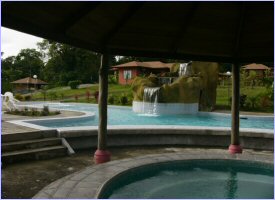 Swimming pool at Lomas del Volcan Hotel