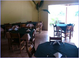 Restaurant at Lomas del Volcan Hotel in Costa Rica