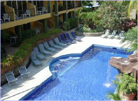 Swimming pool at the Mangaby Hotel in Guanacaste