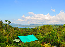 View from the Ecocamp