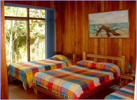 Rooms at the Turrialtico Hotel in Costa Rica