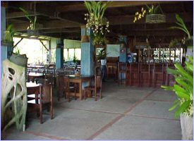 Restaurant at the Turrialtico Hotel in Costa Rica