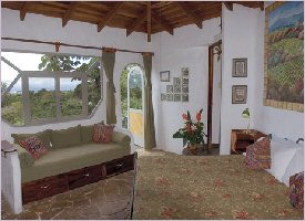 Rooms at the Villa Blanca Hotel in Costa Rica