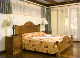 Rooms at the Villa Florencia Hotel in Costa Rica
