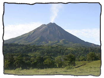 The Arenal Volcano in Costa Rica