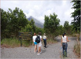 The Arenal Volcano National Park trails