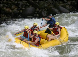 Adventure in the White Water Rafting