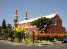 The Grecia church in Costa Rica