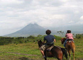 Marvelous views to the Arenal Volcano