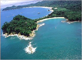 The Manuel Antonio National Park in Costa Rica