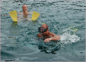 Swimming in the PAcific Coast of Costa Rica