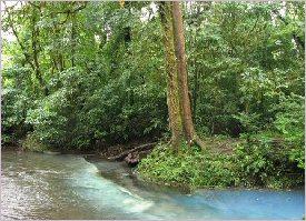 Nature at its bes in Rio Celeste, Costa Rica