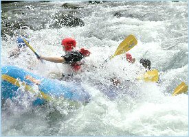 Adrenaline filled adventure in the White Water Rafting in Costa Rica